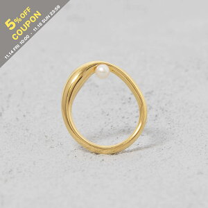 y10OFFN[|Ώہzo[WG[ BAR JEWELLERY O w ATTRAVERSO RING WITH PEARL fB[X ATTR/P-RI-138Gypuhz