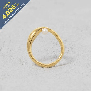 �y�ő�4,026�~�N�[�|���z�o�[�W���G���[ BAR JEWELLERY �����O �w�� ATTRAVERSO RING WITH PEARL ���f�B�[�X ATTR/P-RI-138G�y�p���u�����h�z