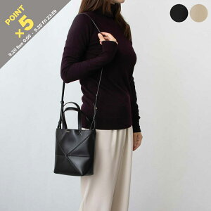 �y�|�C���g5�{�z���G�x LOEWE �o�b�O 2WAY�g�[�g/�V�����_�[�o�b�O PUZZLE FOLD TOTE MINI [�p�Y���t�H���h �g�[�g �~�j] ���f�B�[�X A657V25X01 SHINY CALF