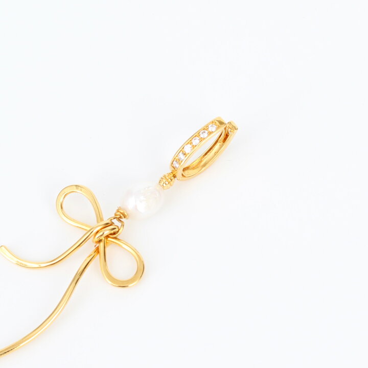 楽天市場】マルニ MARNI ピアス BOW DROP EARRINGS WITH PEARLS 