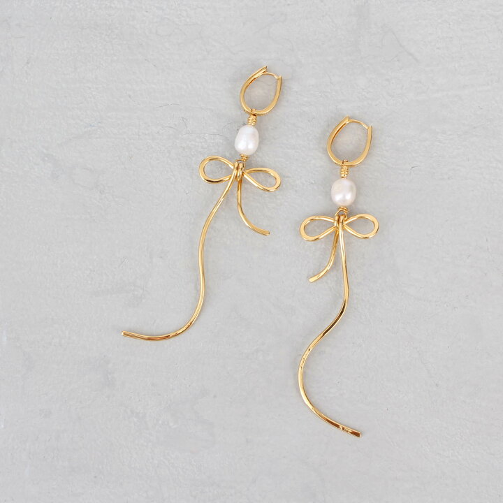 楽天市場】マルニ MARNI ピアス BOW DROP EARRINGS WITH PEARLS 