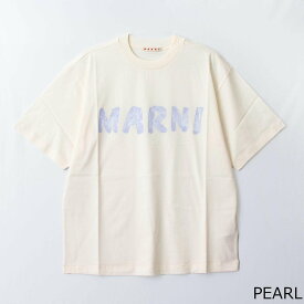 マルニ MARNI レディース オーバーサイズTシャツ LOGO ORGANIC COTTON JERSEY T-SHIRT [ロゴ オーガニックジャージーTシャツ] THJET49EPH USCS11