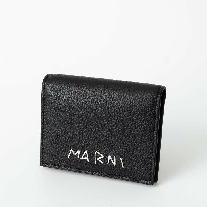 楽天市場】マルニ MARNI メンズ キーリング付き カードケース ブラック 