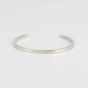 GG6 ]}WF MM6 MAISON MARGIELA uXbg NUMERIC MINIMAL SIGNATURE CUFF BRACELET fB[X SM7UY0054 SV0310