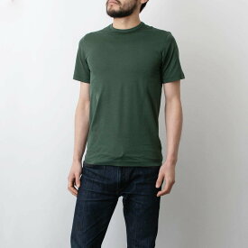 サンスペル SUNSPEL メンズ クルーネック半袖Tシャツ SHORT SLEEVE CREW NECK T-SHIRT MTSH0001 SUPIMA LONG STAPLE COTTON [全5色]【英国】