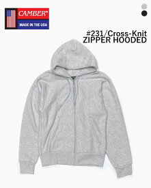 キャンバー クロスニット プルオーバー フーディ CAMBER #231/Cross-Knit ZIPPER HOODED CAM-003