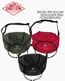 DANTON MICRO RIP NYLON SHOULDER BAG〈STRASBOURG〉 ダントン マイクロ リップナイロン ショルダーバッグ ストラスブール