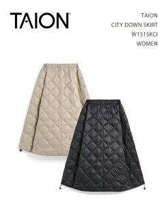 TAION CITY DOWN SKIRT W151SKCI WOMEN / �^�C�I�� �V�e�B�[�_�E���X�J�[�g ���f�B�[�X