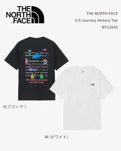 THE NORTHFACE S/S Journey History Tee NT32643 / �U�E�m�[�X�E�t�F�C�X �V���[�g�X���[�u �W���[�j�[ �q�X�g���[�e�B�[