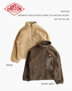 DANTON WOMEN'S INSULATION STAND COLLAR BOA JACKET #DT-A0194 LBA / _g EBYCV[VX^hJ[{AWPbg