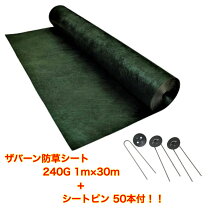 楽天市場】ザバーン 防草シート 240g 1m×30mの通販