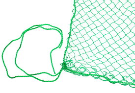 グリーンネット PE養生ネット 10m×10m ポリエチレン 25mm目 鳥よけネット 園芸ネット 多目的ネット 台風対策飛散防止ネット