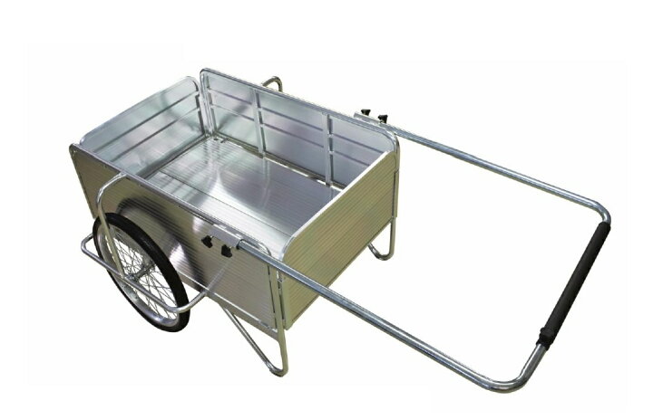 楽天市場】アルミ折畳み式リヤカー 農作業運搬車 災害時用運搬車 法人 