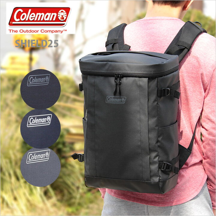 楽天市場 コールマン Coleman スクエア型リュックサック リュック 25l シールド25 シールド Shield25 月間優良ショップ おおかわカバン店