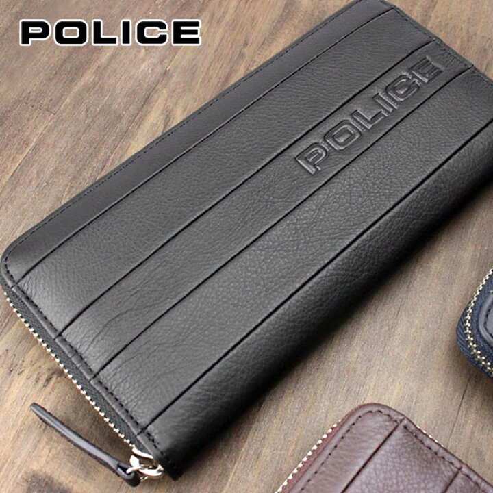 楽天市場】【在庫処分】ポリス POLICE ラウンドファスナー長財布 財布 