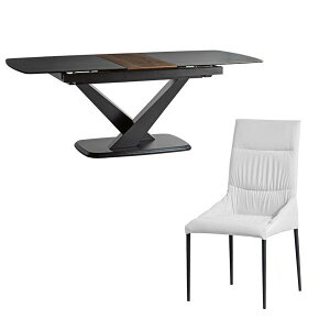 伸長式ダイニングテーブルセット ダイニングテーブル5点セット ダイニングテーブルセット ダイニングセット 5点 ダイニングテーブル セラミック天板 伸長式テーブル 石目調 ダイニングチ