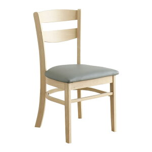 ダイニングチェア 完成品 セット 2脚セット ダイニングチェアー PVCレザー 木製 フレーム チェア 2脚 ナチュラル レザー おしゃれ 食卓イス 椅子 いす