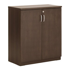 国産役員用サイドボード W805 D400 H927 サイドボード キャビネットカギ 鍵付き 鍵 扉 収納 オフィス収納 オフィス 木製 棚 茶 書斎 収納棚 高級感 エグゼクティブ 社長 会長 モダン