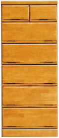 幅60cm スライドレール付き ハイチェスト チェスト 木製 完成品 日本製 大川家具 整理ダンス 衣類収納 洋服ダンス
