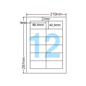 CL11FH xV[ ^bNV[ A4 12 1ЃTCY86.4mm×42.3mm ㉺E] x V[ 䂤т񃉃x ꂢɔ ʏ\Ĕ CNWFbgv^E