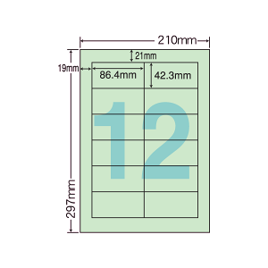 CL11FHG xV[ ^bNV[ A4 12 1ЃTCY86.4mm×42.3mm ㉺E] x ރx ΐFx O[ ꂢɔ ʏ\Ĕx CNWFbgv
