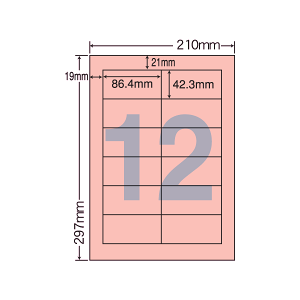 CL11R xV[ ^bNV[ A4 12 1ЃTCY86.4mm×42.3mm ㉺E] x ރx ԐFx bh iiNGCg ʎx CNWFbgv^E[U[