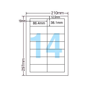CL17FH xV[ ^bNV[ A4 14 1ЃTCY86.4mm×38.1mm ㉺E] x V[ \x ꂢɔ ʏ\Ĕ CNWFbgv^E[U