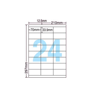 CL48FH xV[ ^bNV[ A4 24 1ЃTCY70.0mm×33.9mm ㉺] x V[ ꂢɔ ʏ\Ĕ CNWFbgv^E[U[v^K 
