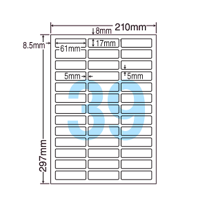 CL99 xV[ ^bNV[ A4 39 1ЃTCY61mm×17mm ㉺] \x x V[ iiNGCg ʎx CNWFbgv^E[U[v^K 