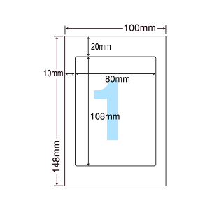 CLH6 xV[ ^bNV[ ͂TCY 1 1ЃTCY80mm×108mm ㉺E] 蒠  x iiNGCg ʎx CNWFbgv^E[U[v^