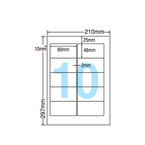 CNA210 xV[ ^bNV[ A4 10 1ЃTCY89.0mm×48.0mm ㉺E] 䂤т񃉃x 䂤pPbgx x V[ ii[h ʎx CNWFbgv