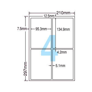LDW4iC xV[ ^bNV[ A4 4 1ЃTCY95.3mm×134.9mm ㉺E] ׎Dx Ix \x ii[h ʎx CNWFbgv^E[U[v^K