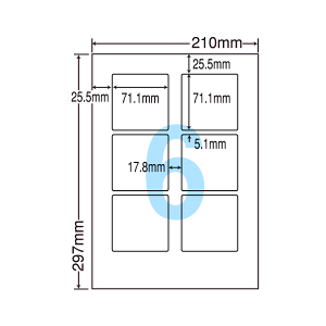 LDW6G �^�b�N���x�� A4/6�� 500�V�[�g �y���������z