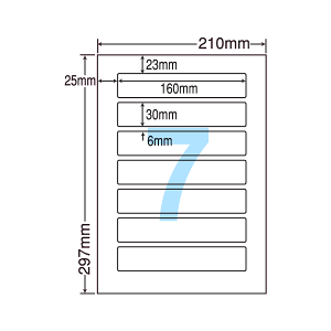 LDW7Q xV[ ^bNV[ A4 7 1ЃTCY160.0mm×30.0mm ㉺E] ׎Dx Ix \x ii[h ʎx CNWFbgv^E[U[v^K 