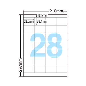 LDZ28U xV[ ^bNV[ A4 28 1ЃTCY52.5mm×38.1mm ㉺] x V[ \x ii[h ʎx CNWFbgv^E[U[v^K 