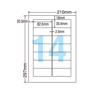 RIA210 xV[ ^bNV[ A4 14 1ЃTCY82.6mm×35.6mm ㉺E] ix \x ii[h ʎx CNWFbgv^E[U[v^K }`v