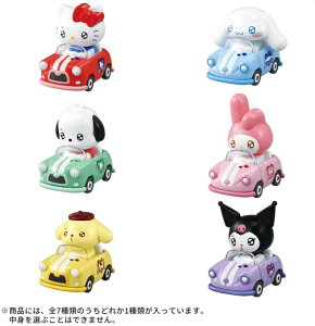 yzy6zh[g~J TOMICA TUNES SANRIO CHARACTERS Vol.1 DP-BOX ^Jg~[ 1BOX  TI@6