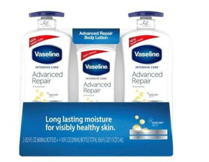 ヴァセリン(vaseline) vaseline ヴァセリン アドバンスドリペア ボディローション 600ml 600mlx2 295mlx1 3本セット 大容量 ワセリン ローション バセリン ボディーローション 乾燥対策 保湿ローション