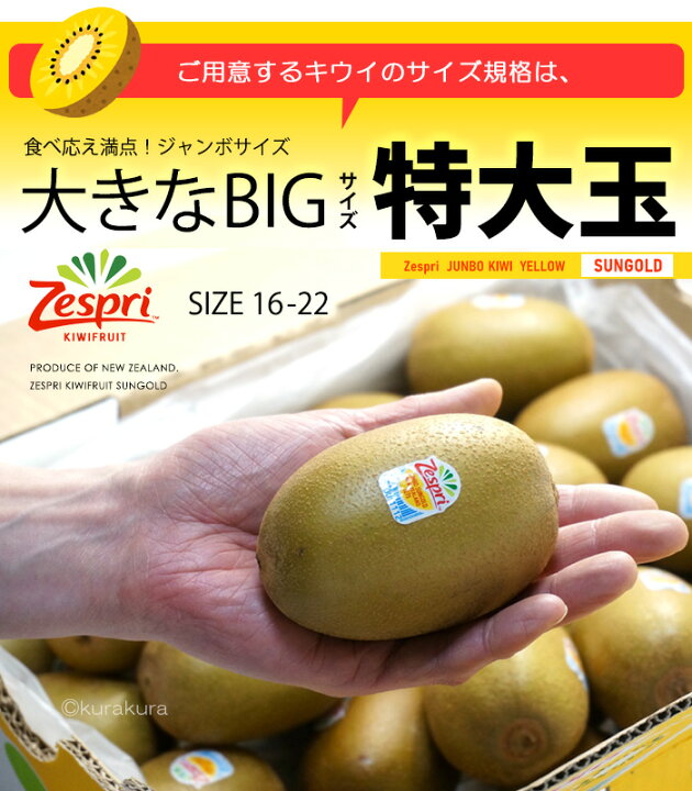 楽天市場】ゼスプリ サンゴールドキウイ (31玉前後/約5.5kg 