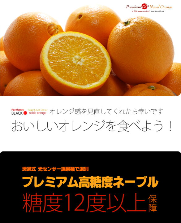 カリフォルニア産 ピュアスペクト ネーブルオレンジ 「RED」 88玉入り 