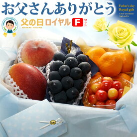 父の日 ロイヤル 【Fセット】 父の日ギフト 専用 詰合せ 詰め合わせセット フルーツギフト 宮崎マンゴー さくらんぼ 佐藤錦 ピオーネ ハウスみかん 温室桃 送料無料