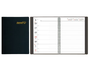 名入れ印刷 無印50部から ビジネス手帳 2026年 令和8年 ダイアリー A5・1週間・リング TD-148 1部あたり1,155円から 75 100 150 200 250 送料無料 スケジュール 管理 ノート メモ メモ帳 社名 印刷 ビ