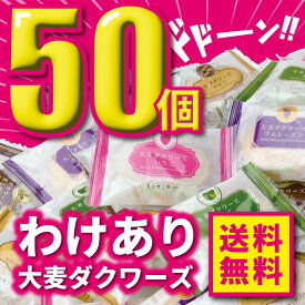 【訳あり】 おおむぎ工房 大麦ダクワーズ 50個 【おおむぎ工房】送料無料 お徳用 グルテンフリー 小麦不使用 国産大麦100％ ダックワーズ 個包装 大麦 モンド スイーツ おやつ ギフト プレゼント お祝い