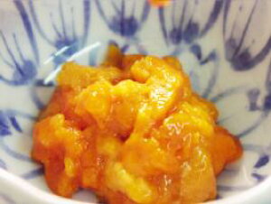 礼文島名産甘塩漬 一夜漬 粒うに(むらさきうに) 新鮮なムラサキウニを赤穂の天塩を使った塩水に15分ほど漬け込んでから水切りしたもの!(北海道)