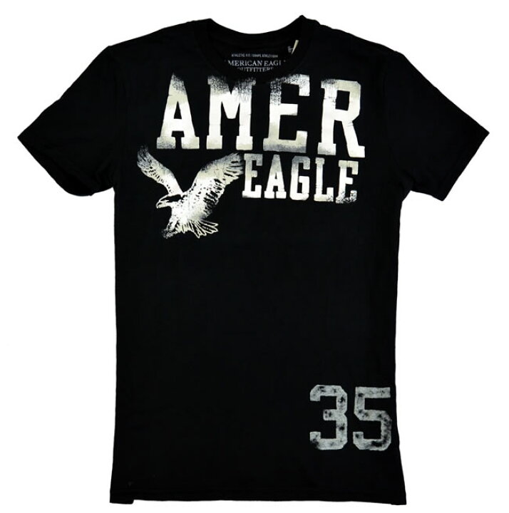 楽天市場 アメリカンイーグル American Eagleメンズ Tシャツ ブラック サイズ S あす楽対応 正規品 Smtb Td Yokohama Ydkg Td オーパーツ