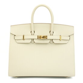 【未使用】HERMES エルメス バッグ バーキン25 セリエ エプソン クレ ゴールド金具 ー W刻印(2024年製造)【送料無料】【D8150】
