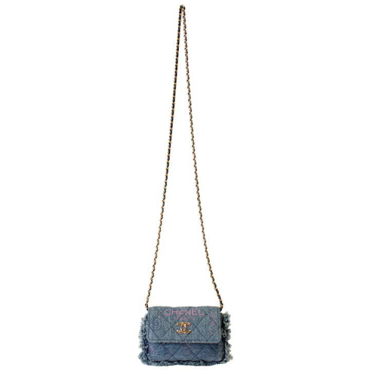楽天市場】CHANEL シャネル ショルダーバッグ マトラッセ デニム 
