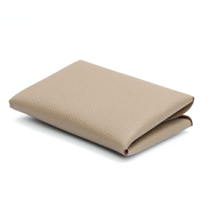 楽天市場】HERMES エルメス 財布 カルヴィデュオ エプソン エトゥープ  