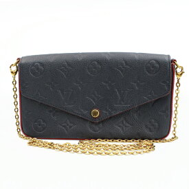 LOUIS VUITTON ルイヴィトン バッグ ポシェット・フェリシー モノグラム・アンプラント モノグラム マリーヌルージュ ゴールド金具 M64099【送料無料】【中古】【D5814】