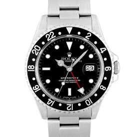 ロレックス ROLEX GMTマスター2 16710 SS 40mm ブラック文字盤 X番【送料無料】【中古】【メンズ】【腕時計】